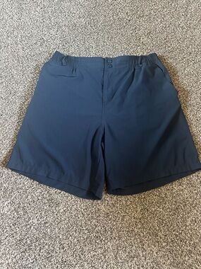 Men's Burlebo Navy Performance Shorts